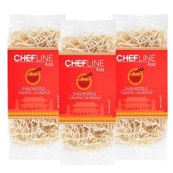Chefline Asia Yumurtalı Çin Eriştesi 350 gr x 3 Adet Chefline Asia Yumurtalı Çin Eriştesi 350 gr x 3 Adet